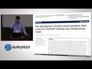 pycalphad Computational Thermodynamics in Python | SciPy 2015 | Richard Otis