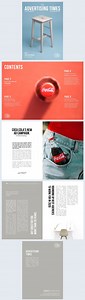 Colorful Advertising Magazine Template