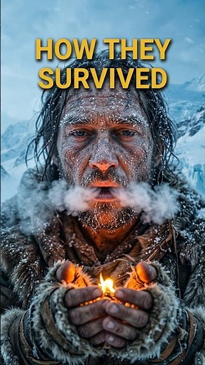 ❄️ How Did Humans Survive the Ice Age? | #05 #earlyhumans #ancienthumans #shorts #stoneage #archaeo