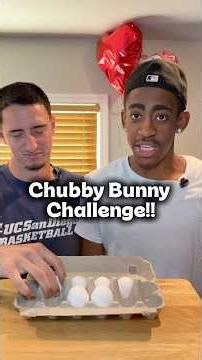 Chubby Bunny Challenge‼️🥚EGG EDITION🥚 #raynkal #funny #chubbybunnychallenge