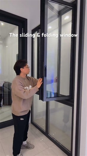 The sliding & folding window #home #interiordesign #aluminium #windows #sliding #folding #building