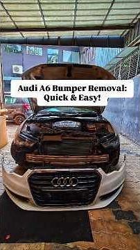 Step-by-Step: How to Remove Audi A6 Front Bumper? #shorts #shortsfeed #shortsviral