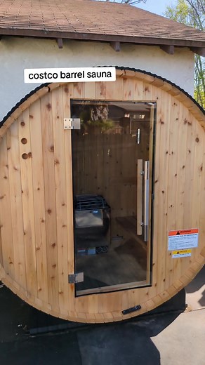 Costco almost heaven barrel sauna #homegym #costcofinds #sauna | costco barrel sauna