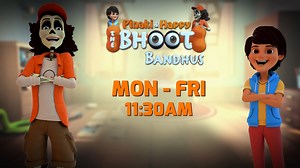 2.9K views · 62 reactions | They're so funny, it's scary! Join in the entertainment with all-new episodes of Bhoot Bandhus, Mon-Fri at 11:30am only on Sonic! #BhootBandhus #Happy #Pinaki #TwistTheFun #Sonic #NewEpisodes #Nickelodeon | Sonic Gang | Facebook