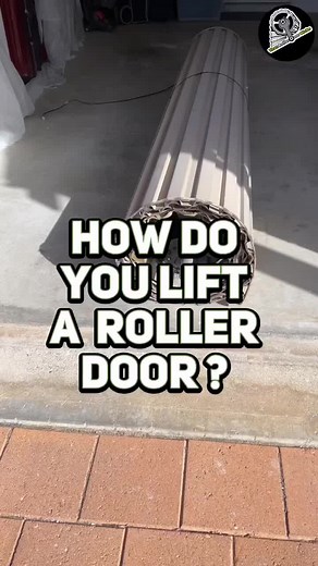 Lift a Roller Door #garagedoors #tools #gear #ideas #DIY #tutorial #lifehacks #tips