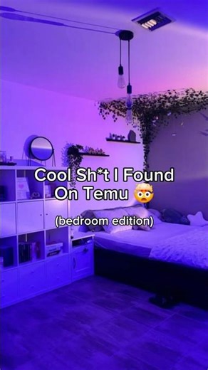 I Found the COOLEST Bedroom Decor on Temu 🤯