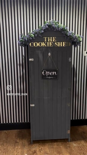 🏡🍪 THE COOKIE SHED OPENING 27th FEBRUARY 🍪🏡 Opening Times: Fridays: 9am - 9pm Saturdays: 10am - 9pm Sundays: 10am - 8pm (Stock dependent) | Get Stuffed By Jen