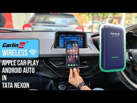 TATA NEXON WIRELESS APPLE CAR PLAY & ANDROID AUTO | CARLINKIT 4.0 | 100% WORKING, NO BUGS !!