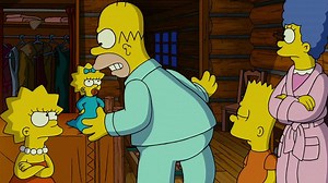 Watch 'Listen to me! All of you! We are staying! We have a great life here in Alaska, and we're...' | The Simpsons Movie Clip