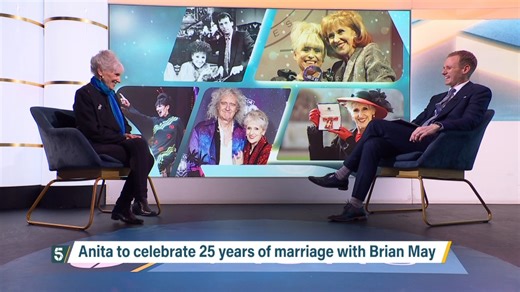 Actor Anita Dobson said she got "quite emotional" when receiving an OBE yesterday for charity work. She also tells 5 News' Dan Walker about how excited she is to be part of the revival of the well-loved 70s and 80s TV show, Play for Today, which will be shown on 5. | Channel 5 News