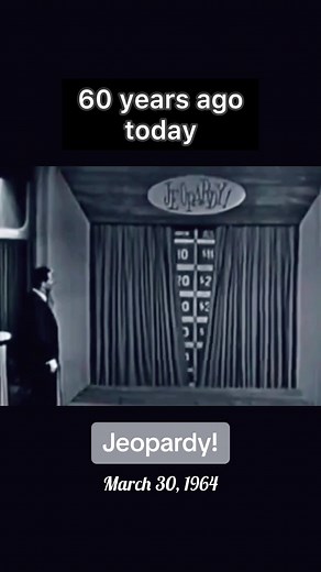 ‘Jeopardy!’ aired its first episode on NBC 60 years ago today on March 30, 1964. Art Fleming served as host between 1964-1979. Alex Trebek hosted from 1984 until his death in 2021. Ken Jennings and Mayim Bialik served as rotating hosts until December 2023 when Jennings became the sole host. Jeopardy is in its 40th season and is one of the longest running game shows of all time. #jeopardy #60s #70s #80s #90s #00s #gameshow #childhood #memories #ilovethe80s #80skid #foryoupage