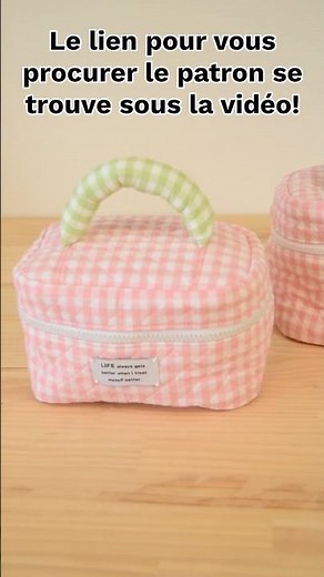 Coudre une #trousse de toilette matelassée #vanity - #tuto #patroncouture #couturefacile Mimi