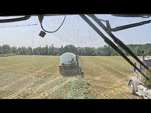 Watering pre harvested hay