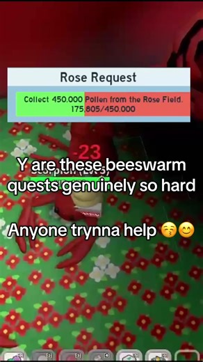 These quests on another level 😆😀 #beesmas #beeswarm #roblox | Roblox