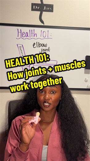Health 101: Elbow Joint 🦴💪🏾 Your elbow is where your upper arm meets your forearm. It’s basically a door hinge that lets you bend straighten and helps you turn your palm up/down. But here’s the key: muscles move the elbow, joints guide the motion. If your forearm or upper arm muscles get tight or weak, the elbow can start feeling stiff, achy, or irritated (even if the “joint” isn’t the real problem). 👇🏾Comment which joints hurt and let’s start going over WHY and how to FIX!✨🤝 #ElbowPain #j
