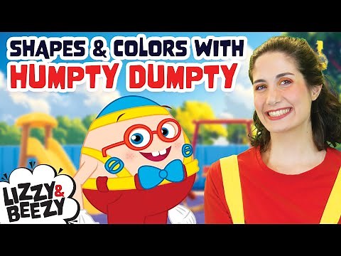 Humpty Dumpty 🥚 Learn Shapes, Colors, and Numbers | Educational Video for Toddlers and Preschool