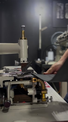 Bell skiving. Here I’m taking thickness out of the leather so that I can sew the pieces together. One of the many parts of the craft. #leather #leathercraft #leatherwork #asmr #create | Roughneck Leather Goods | Facebook