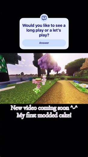 My first modded cake! New video coming soon #minecraft #bakedgoods #baker #newseries #leobeeking