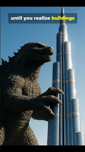 Godzilla vs the Tallest Building in the World
