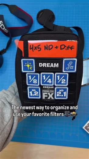 Missing a moment as a filmmaker or photographer because you’re rummaging through unlabeled filter pouches and cases is something I think we can all relate to. So we wanted to not only solve this problem, but create something that will also make us all@more efficient on and off set. So we partnered up with @crdbagofficial to design an all in one storage solution to carrying your favorite FX filters with you. Designed from the ground up for filmmakers, photographers, & creators on the GO! Keep it 