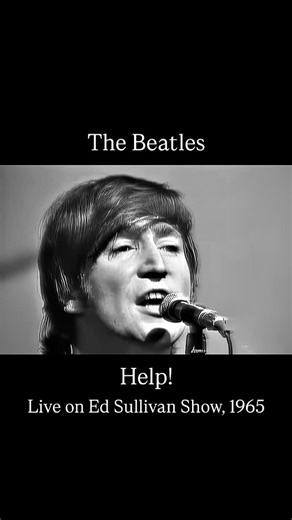 poptipset on Instagram: "The Beatles - Help! (live on Ed Sullivan Show 1965) #livemusic #thebeatles"