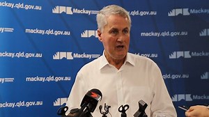 4.1K views · 34 reactions | Chair of the Local Disaster Management Group, Mayor-elect Greg Williamson, and council CEO Craig Doyle provided an update on the local situation this afternoon at a press conference. For a full list of cancelled events, and the latest information about the operation of council facilities, head to mackay.qld.gov.au/corona | Mackay Regional Council | Facebook