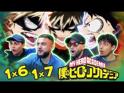 DEKU VS BAKUGO!! 🔥 | My Hero Academia 1x6 & 1x7 | FIRST TIME REACTION