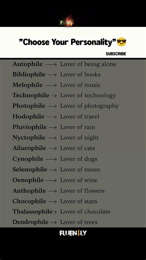 Which “Phile” Are You? 🤔✨