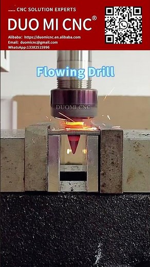 Flowing Drill.#cncflowdrilling #FlowingDrill #flowdrilling #FrictionDrill #cncdrillingmachine