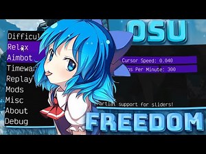 OSU CHEAT FREEDOM | TIMEWARP + RELAX | BEST FREE CHEAT OSU | UNDECTED 2023