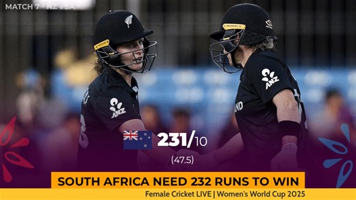 Match 7: New Zealand vs South Africa – and we’ve got you covered with our exclusive Post-Match Show. Join us as we Review the big clash, break down team strengths, key players to watch, and match predictions. � Don’t miss our Post-Match Show LIVE every day throughout the Women’s ODI World Cup 2025! � In this video: New Zealand vs South Africa match review Key performances you need to know � Drop your thoughts in the comments – we’d love to hear from you! � Subscribe to Female Cricket for the lat