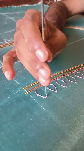 New Thread stich line. #shorts #viral #fashion #blouse