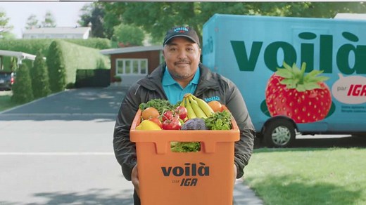 Voilà par IGA. Votre épicerie livrée. Simple comme ça.