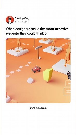 When designers make the MOST CREATIVE WEBSITE they could think of