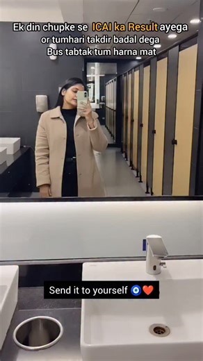 CA Sakshi Bansal on Instagram: "Tag a future CA who needs to see this today🧿❤️ "Your name with the 'CA' prefix is loading✨ Save this for the day you feel like giving up🤝 For CA students waiting for ICAI results 2026🫶🏻👍🏻 ICAI Results 2026, CA Students, Chartered Accountant, Study Motivation, Result Day, CA Final, CA Inter,Hard work pays off, believe, #charteredaccountant #reelkarofeelkaro #explore #trendingreels #results"