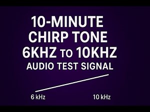 High Frequency Sweep – 6000Hz to 10000Hz for test or relax