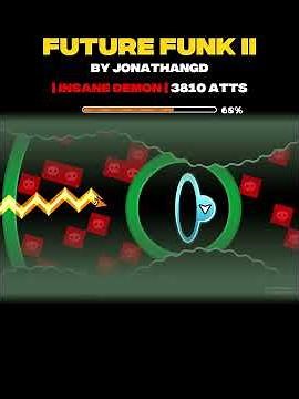 Future Funk II by Jonathan GD, Insane Demon 100% #geometrydash #gd #gaming #gameplay