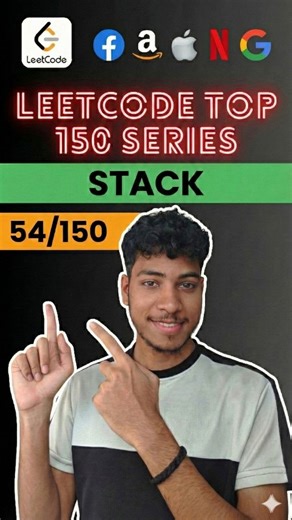 Codin Copy Pen on Instagram: "Min Stack samajhna mushkil nahi, tricky hai! 🔥 Ek normal stack + ek secret stack… Aur har push ke saath milega O(1) mein minimum 😎 Coding interviews mein yeh question baar-baar aata hai! Aaj iss reel ke baad tum kabhi confuse nahi hoge! Comment 'code' and like follow for more ❤️⚡️ #coding #code #dsa #leetcode #stack #algorithm #logic"