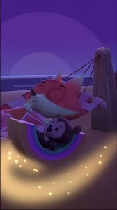 Magical Nighttime Ride Above the Clouds! 🦊🌟🎵— Beadies | soft lullabies for kids, bedtime music