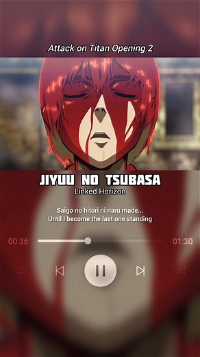 Jiyuu no Tsubasa - Attack on Titan Opening 2 | Linked Horizon