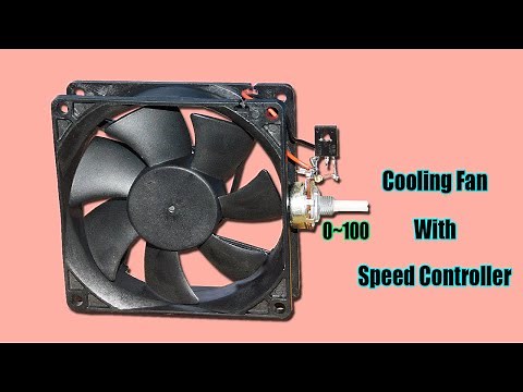 DIY Cooling Fan With Speed Control | School Project