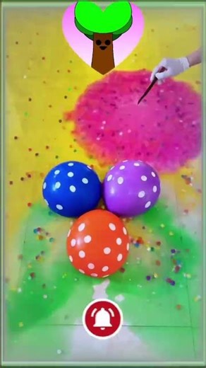 Barbie balloons orbeez full color 💜💙🧡 #viralreels #funny #ytshorts