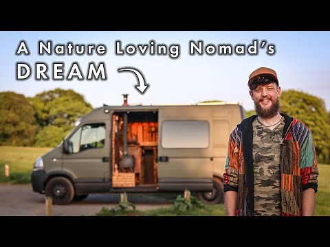Forager lives full time VanLife and only works 2 days a week!! | Interview and TOUR