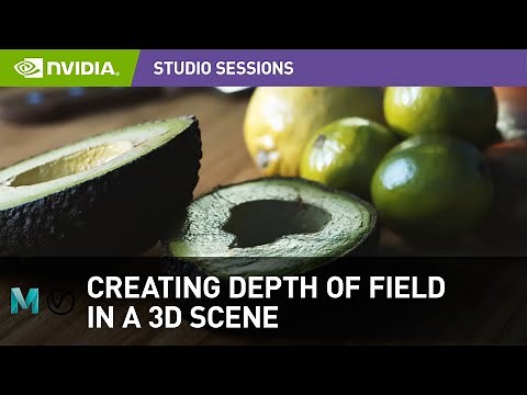 Creating Depth of Field in a 3D Scene in Maya w/ Nick Sullo | NVIDIA Studio Session