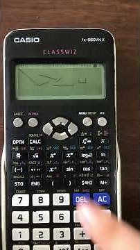 Line draw editor on Casio 580. Cre: @dusaothii#casio #code