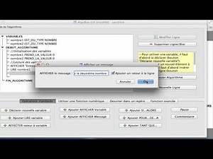 AlgoBox - Labo 2 - Exercice 2