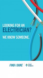 1K views | We’re here to help connect you to a qualified electrician with Find It Duke’s trusted contractor network. | Duke Energy | Facebook