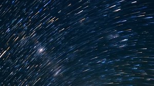 Colorful Starry Night Sky Background