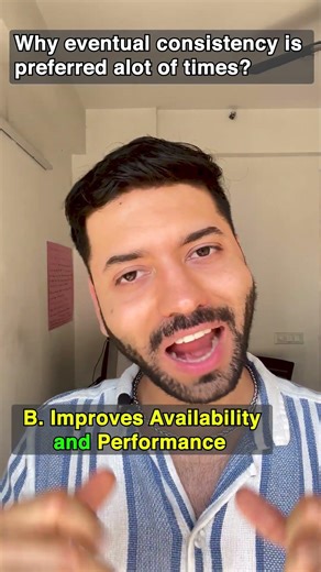 Eventual Consistency Quiz! 🤯 System Design Quiz #shorts #interview #systemdesign