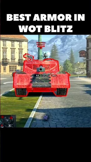 THE BEST ARMOR IN BLITZ😱 #wotblitz #worldoftanksblitz